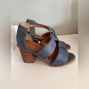 Denim Sandal Heels